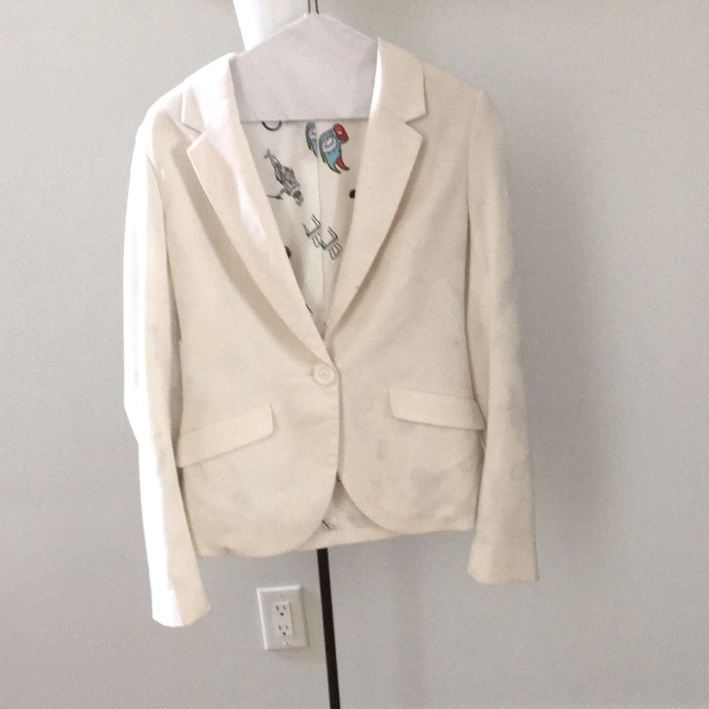White blazer